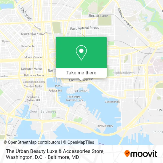 The Urban Beauty Luxe & Accessories Store map