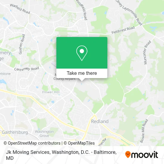 Jk Moving Services map