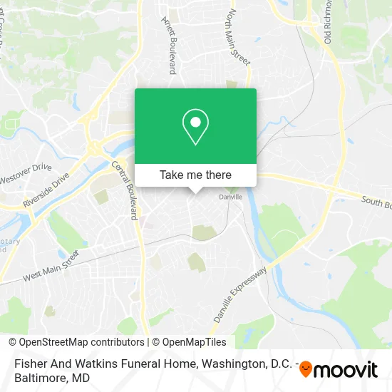 Fisher And Watkins Funeral Home map