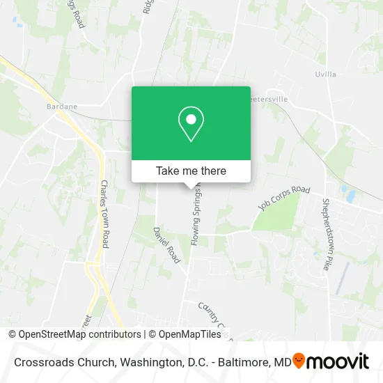 Crossroads Church map