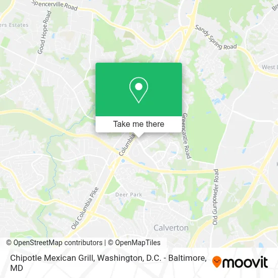 Chipotle Mexican Grill map