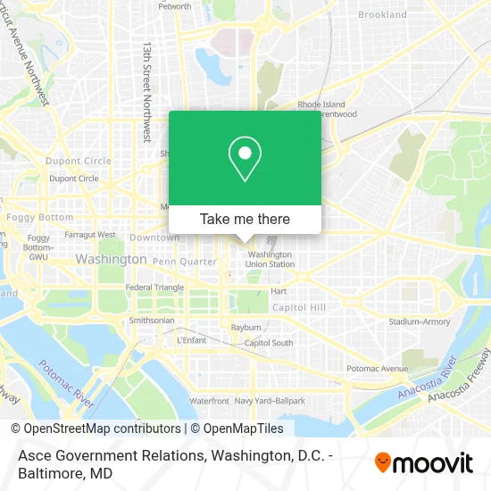 Asce Government Relations map