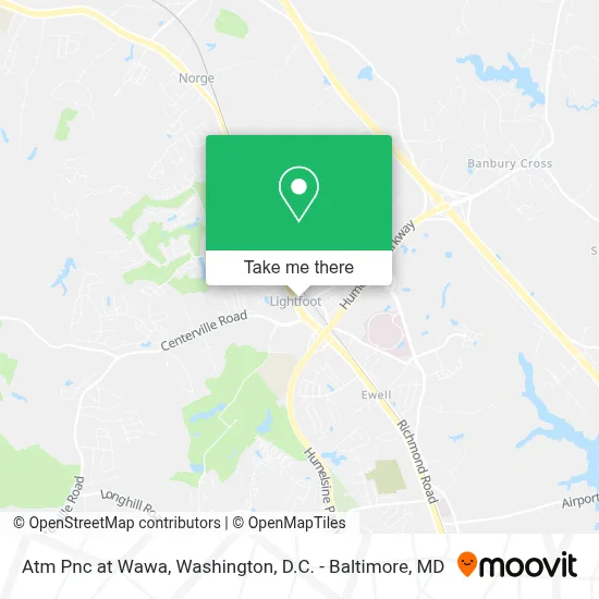 Atm Pnc at Wawa map