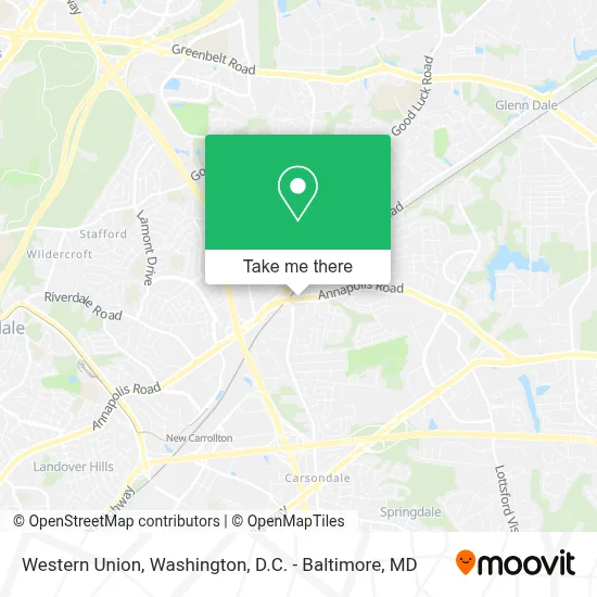 Western Union map