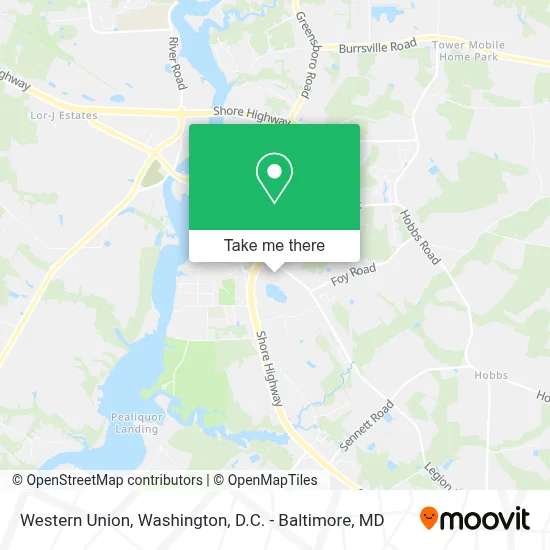 Western Union map