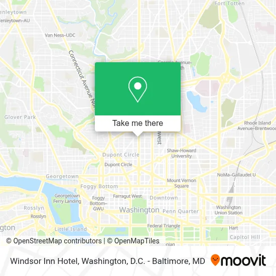 Windsor Inn Hotel map
