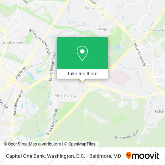 Capital One Bank map