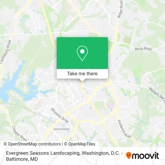Evergreen Seasons Landscaping map