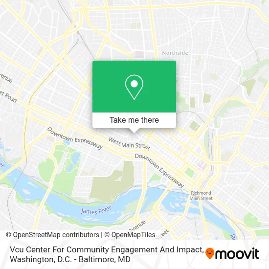 Vcu Center For Community Engagement And Impact map