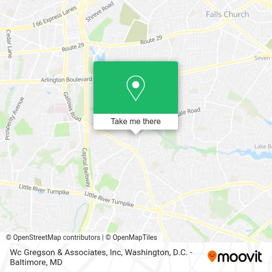Wc Gregson & Associates, Inc map