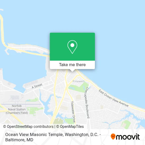 Ocean View Masonic Temple map
