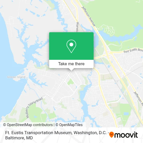 Ft. Eustis Transportation Museum map