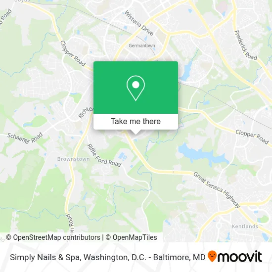 Simply Nails & Spa map
