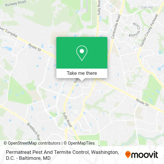 Permatreat Pest And Termite Control map