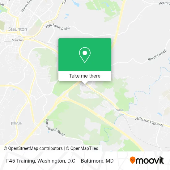F45 Training map