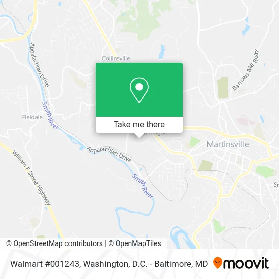 Walmart #001243 map