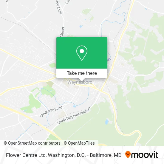 Flower Centre Ltd map