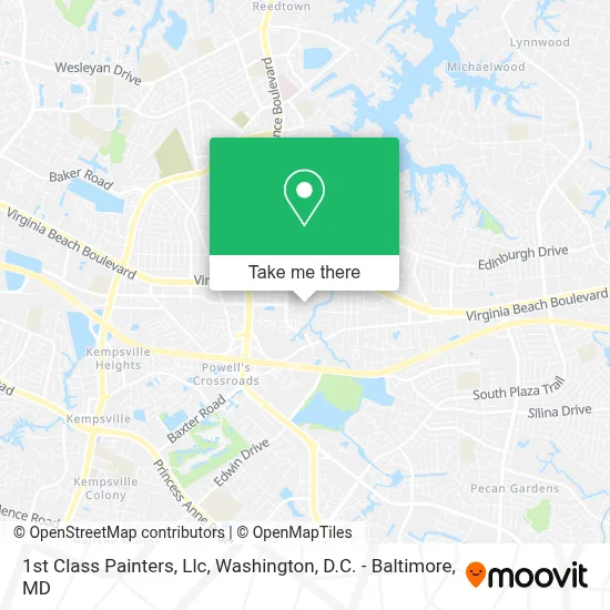 1st Class Painters, Llc map