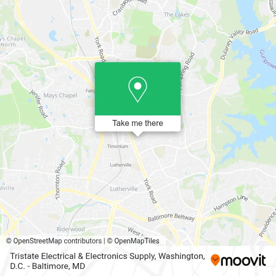Tristate Electrical & Electronics Supply map