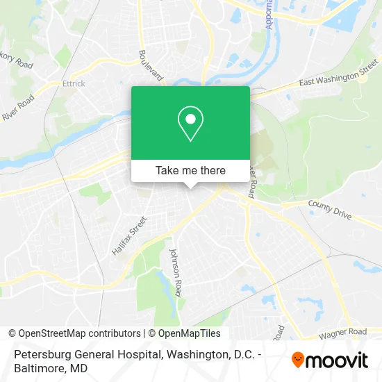 Petersburg General Hospital map