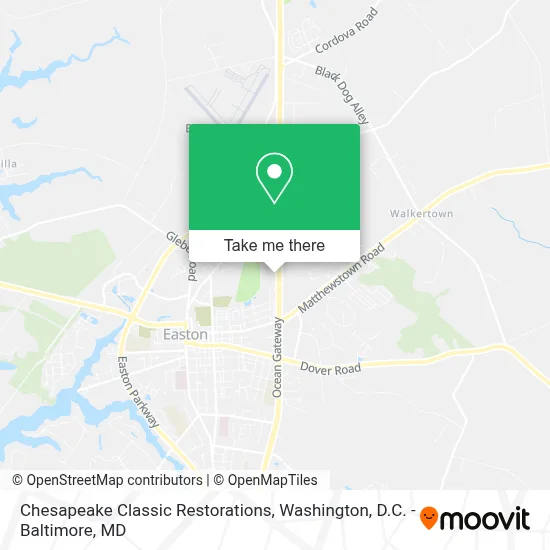 Chesapeake Classic Restorations map