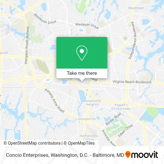 Concio Enterprises map