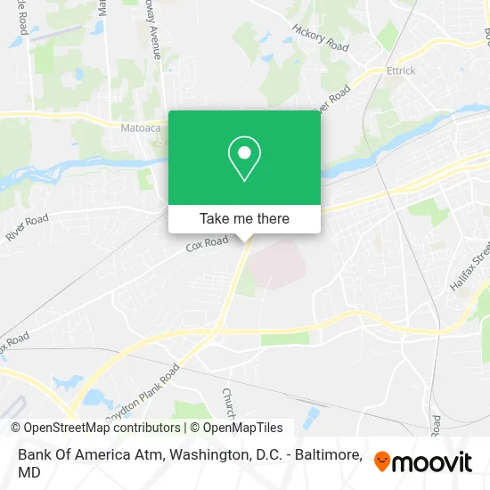 Bank Of America Atm map