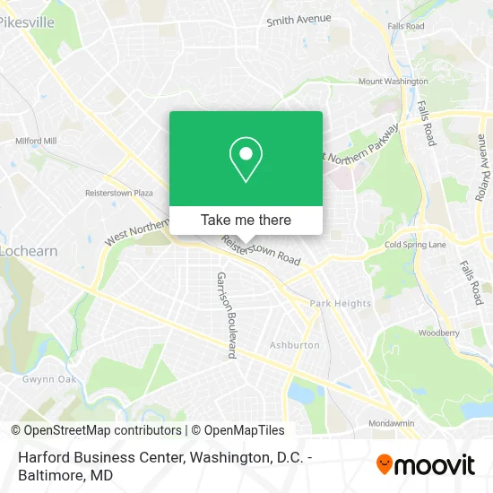 Harford Business Center map
