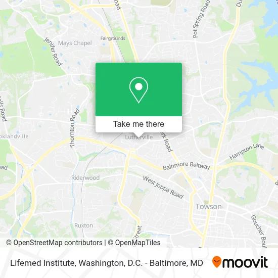 Lifemed Institute map