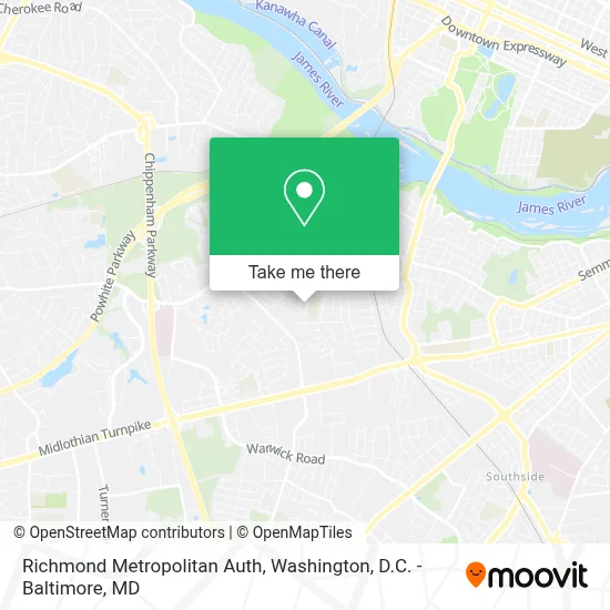 Richmond Metropolitan Auth map