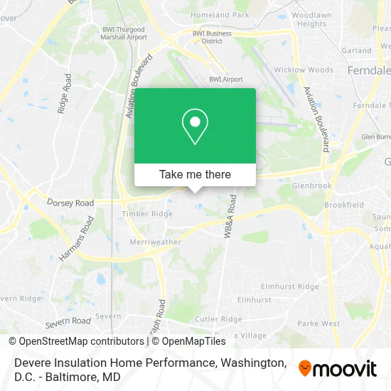 Devere Insulation Home Performance map
