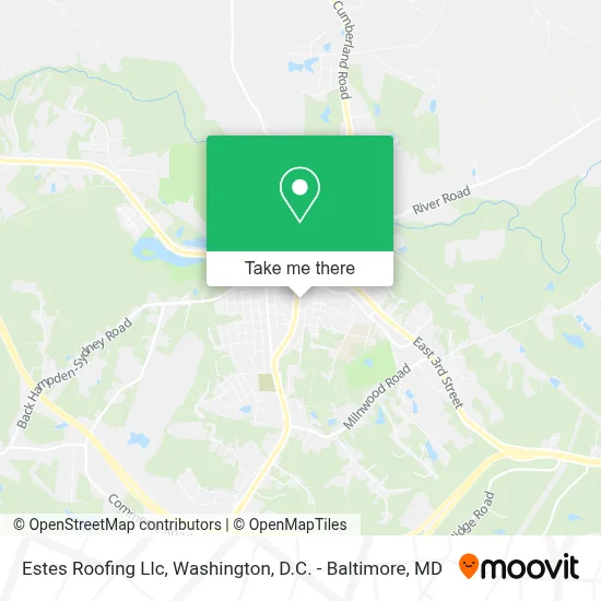 Estes Roofing Llc map
