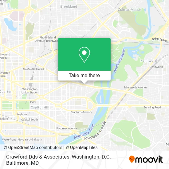 Crawford Dds & Associates map