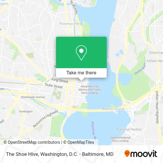 The Shoe Hive map