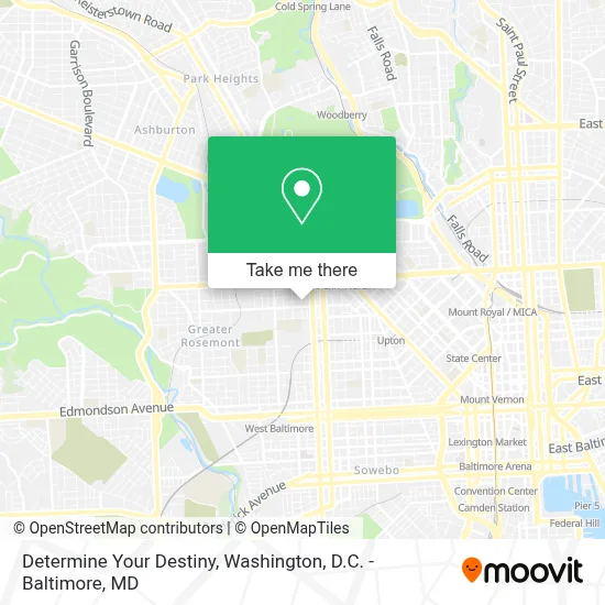 Determine Your Destiny map