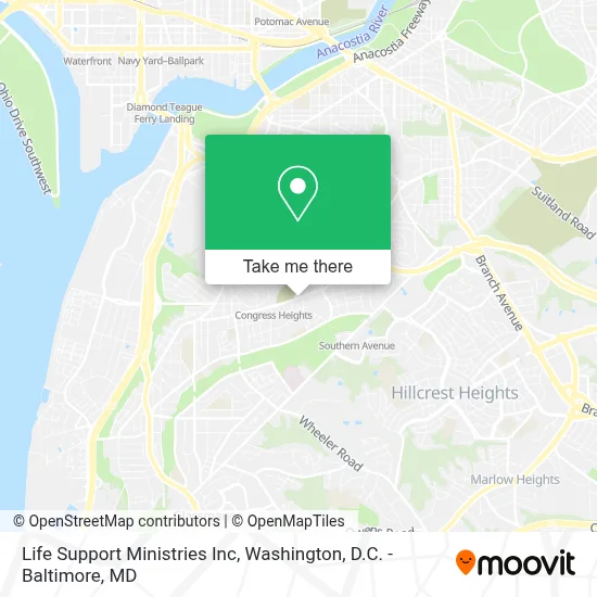 Life Support Ministries Inc map