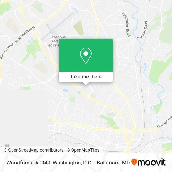 Woodforest #0949 map