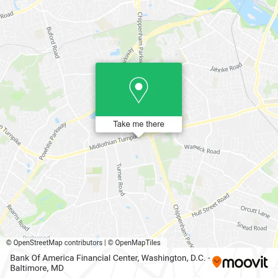 Bank Of America Financial Center map