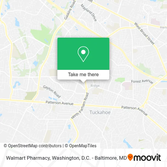 Walmart Pharmacy map