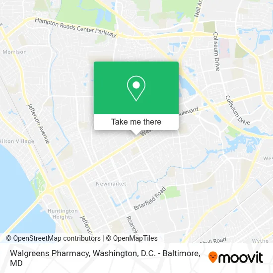 Walgreens Pharmacy map