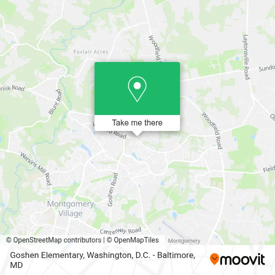 Goshen Elementary map