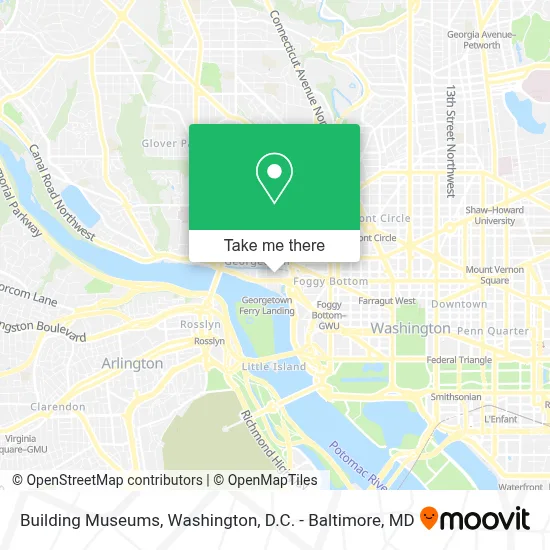Building Museums map