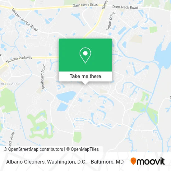 Albano Cleaners map