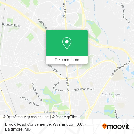 Brook Road Convenience map