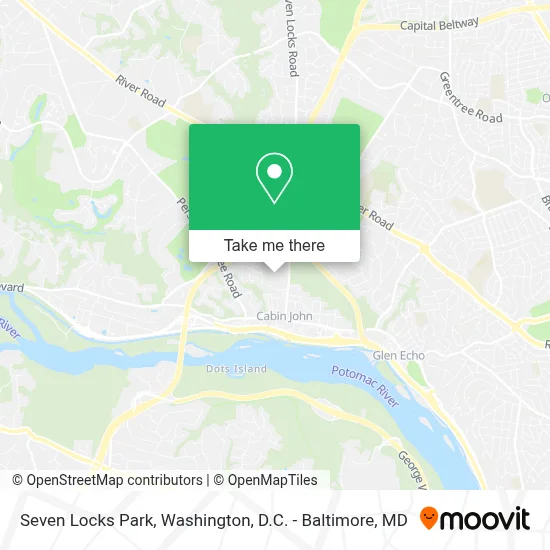 Seven Locks Park map