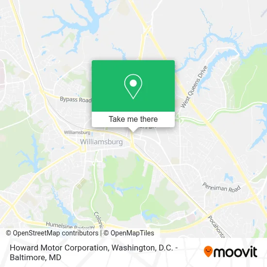Howard Motor Corporation map