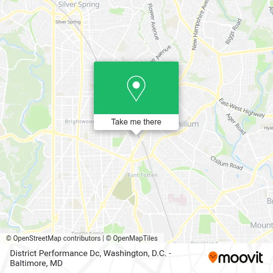 District Performance Dc map
