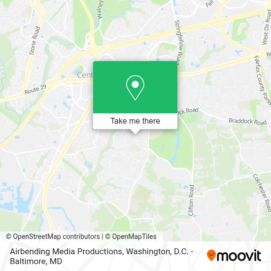 Airbending Media Productions map