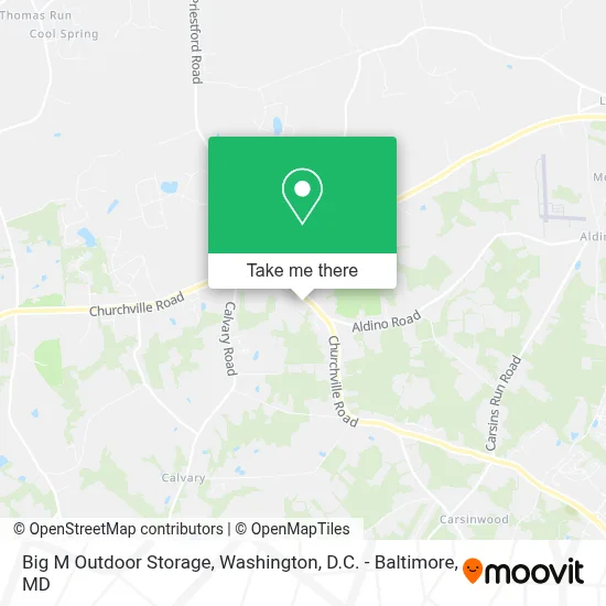 Big M Outdoor Storage map