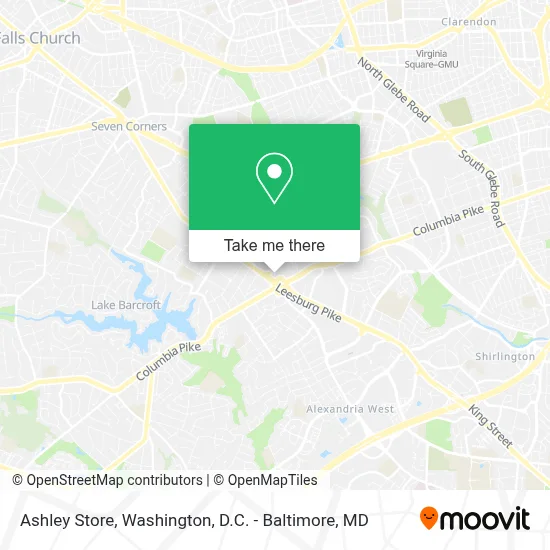 Ashley Store map